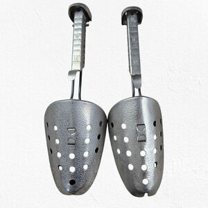 1940s Vintage BKCO Metal Shoe Stretchers Adjustable Shoe Trees Made in USA